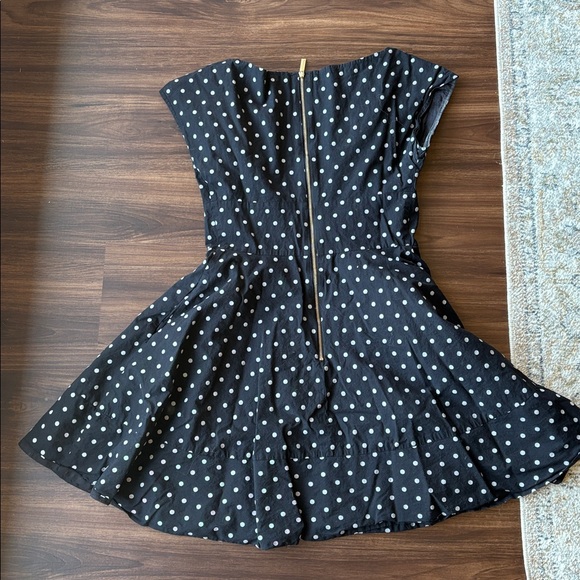 Kate Spade Navy Polka Dot Mini Dress - Picture 4 of 4